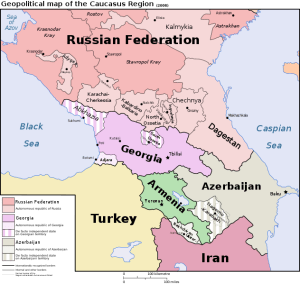 Chechnya Map
